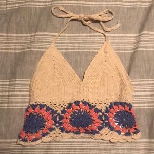 Urban Outfitters Crochet Crop Top